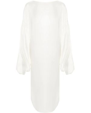 KHAITE The Zelma Midi Dress - White