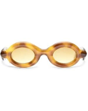 Paloceras Pebble Round-Frame Sunglasses - Metallic