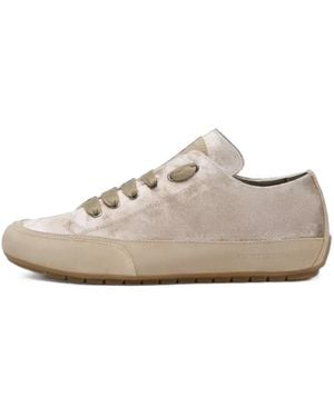 Candice Cooper Twist Sneakers Mit Samteffekt - Weiß