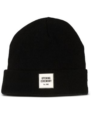 Opening Ceremony OC-logo beanie - Schwarz