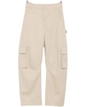 Balenciaga Panelled Cargo Trousers - Natural