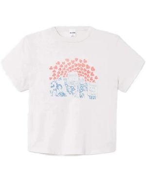 RE/DONE T-Shirt Con Stampa Grafica - Bianco