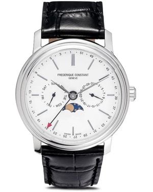 Frederique Constant Classics Index Business Timer 40Mm - White