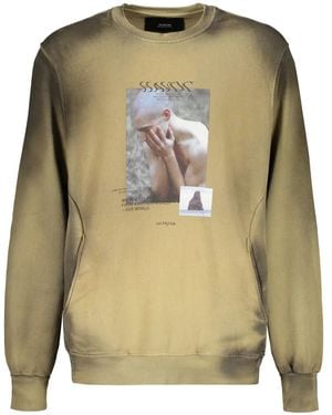 ISO.POETISM Photograph-Print Sweatshirt - Green