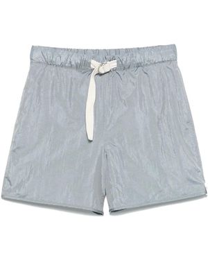 Jil Sander Satin Shorts - Blue