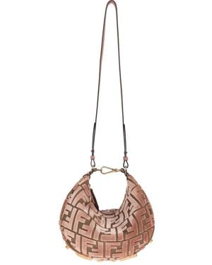 Fendi Mini Graphy Shoulder Bag - Pink