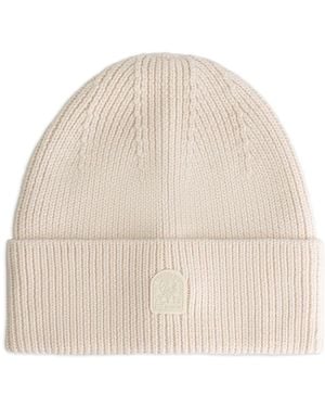 Parajumpers Logo-Patch Beanie Hat - Natural