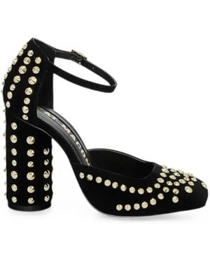 Kat Maconie Stud-Embellished Court Shoes - Black