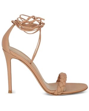 Gianvito Rossi Braided-Strap Sandals - White