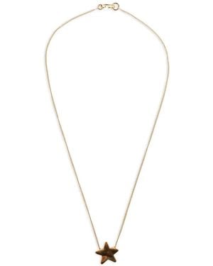 Jil Sander Collar Con Colgante De Estrella - Blanco