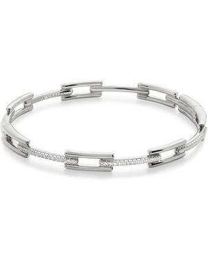 Monica Vinader Signature Link ブレスレット - ホワイト