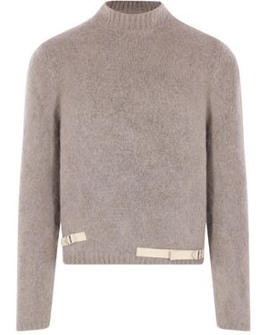 Magliano バックルディテール セーター - グレー