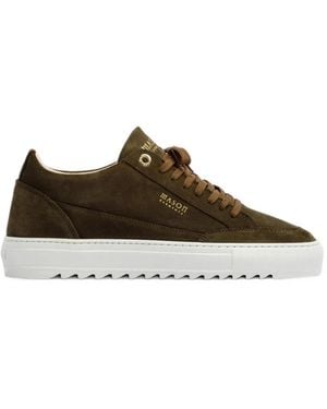 Mason's Tia Corporativo Suede Sneakers - Brown
