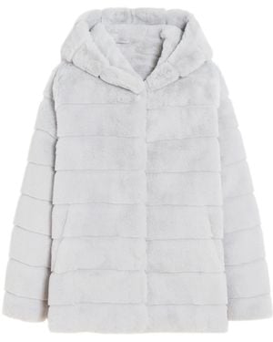 Apparis Cappotto Goldy Con Cappuccio - Bianco