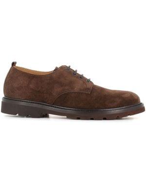 Henderson Suede Derby Shoes - Brown