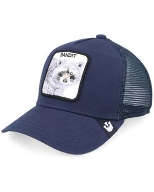 Goorin Bros Mesh-Panel Embroidered Cap - Blue
