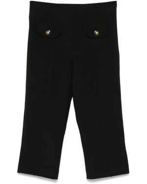 Sandro Cropped Pants - Black