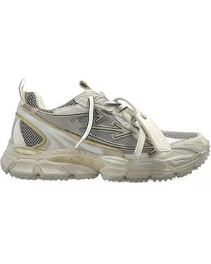 Off-White c/o Virgil Abloh Arrows-Patch Panelled Trainers - White