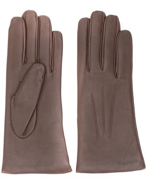N.Peal Cashmere Guanti - Marrone