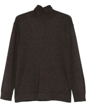 P.A.R.O.S.H. Lime26 Cut-Out Pussy-Bow Jumper - Black