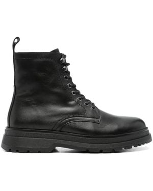 Marc O' Polo Leather Biker Boots - Black