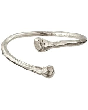 Alighieri Brushed-Finish Bracelet - White