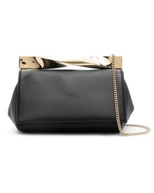 Aquazzura Twist Clutch Mini Bag - Grey