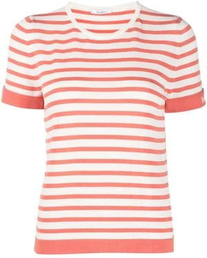 Max Mara ストライプ ニットトップ - ピンク