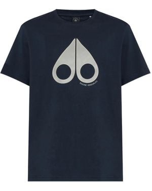 Moose Knuckles グラフィック Tシャツ - ブルー