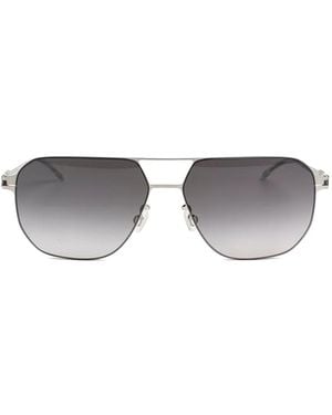 Mykita Pio Pilot-Frame Sunglasses - Grey