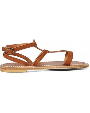 K. Jacques Arelate Flat Sandals - Brown