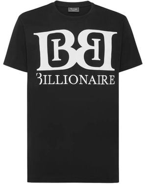 Billionaire Logo-Print T-Shirt - Black