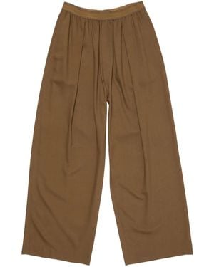 Acne Studios Logo-Tape Trousers - Brown