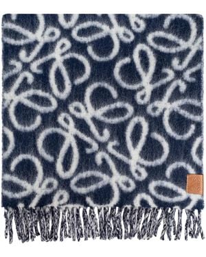 Loewe Sciarpa Anagram - Blu