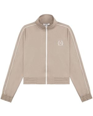 Sporty & Rich Golf Sportjacke Mit Logo-Stickerei - Natur