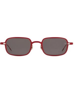 Eyevan 7285 Rectangle-Frame Sunglasses - Red