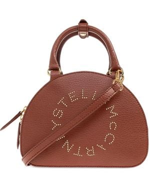 Stella McCartney スタッズトリム ハンドバッグ - ブラウン