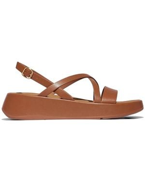 Fitflop F-Mode Crossover Sandals - Brown