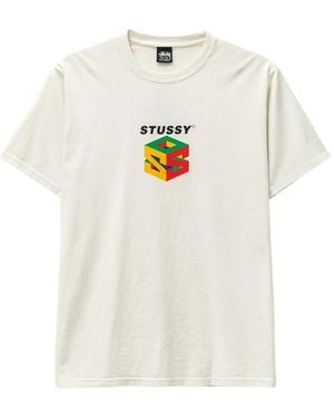 Stussy S64 Pigment-Dyed T-Shirt - White