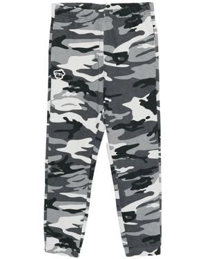 Aape By A Bathing Ape Logo-Patched Trousers - Grey