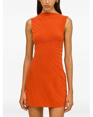Cult Gaia Philippa Knit Dress - Orange