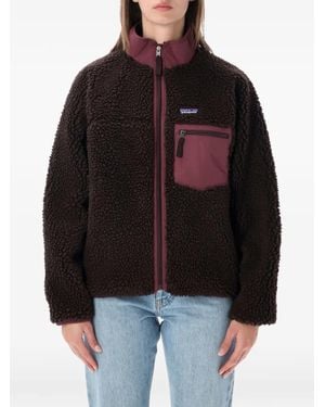 Patagonia Classic Retro-X Fleece Zip-Up Jacket - Black