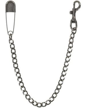 KAMIYA Kmy Safety-Pin Wallet Chain - Metallic