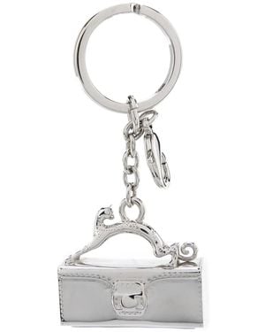 Lanvin Portachiavi Con Applicazione - Bianco