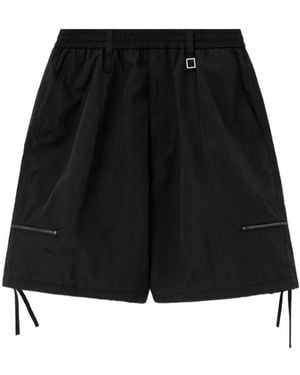 WOOYOUNGMI Short Cargo À Lien De Resserrage - Black