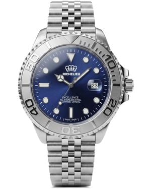 Richelieu Swiss Logo-Detail 33Mm Watch - Blue