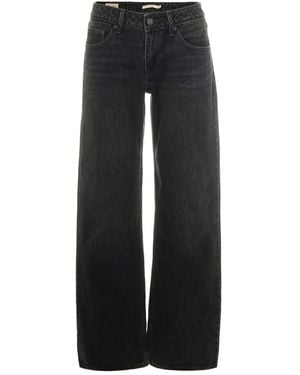 Levi's Low-Rise Straight-Leg Jeans - Black