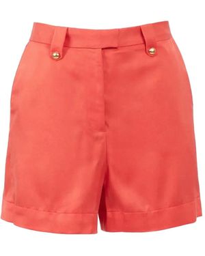 Martinmartin Button-Detail Shorts - Red