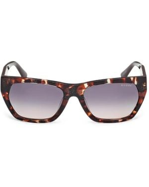 GUESS EYEWEAR Geometrische Sonnenbrille - Braun
