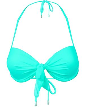 Caha Capo Dubai Maria Knotted Bikini Top - Blue
